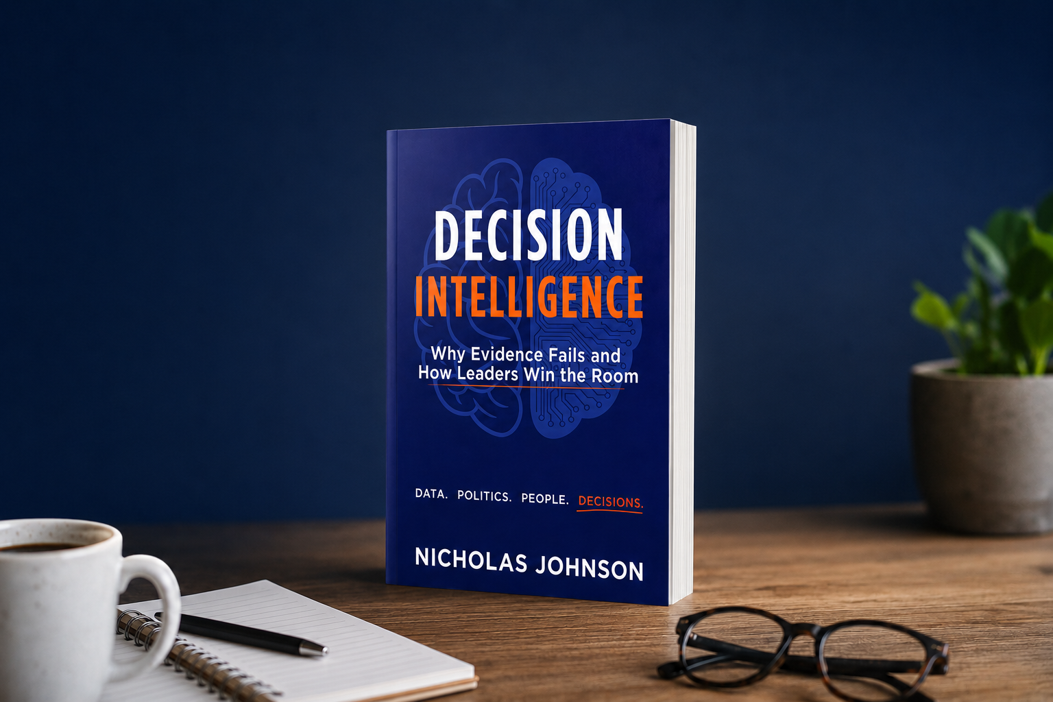 Decision Intelligence book cover by Nicholas Johnson