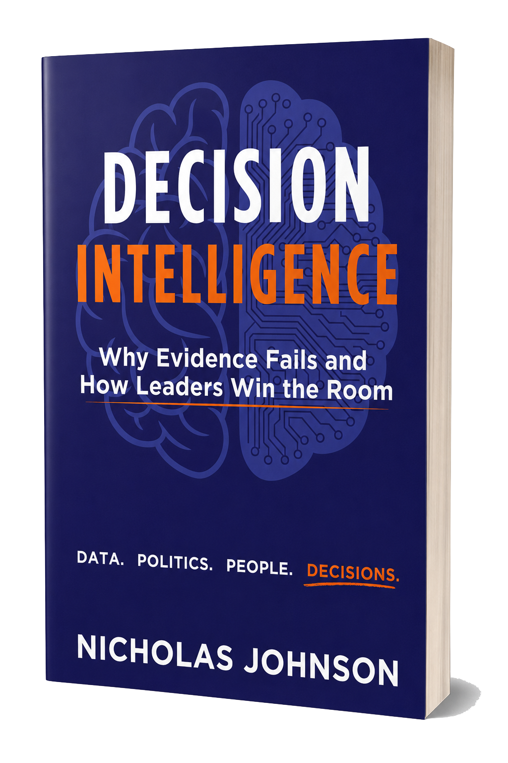 Decision Intelligence book cover by Nicholas Johnson
